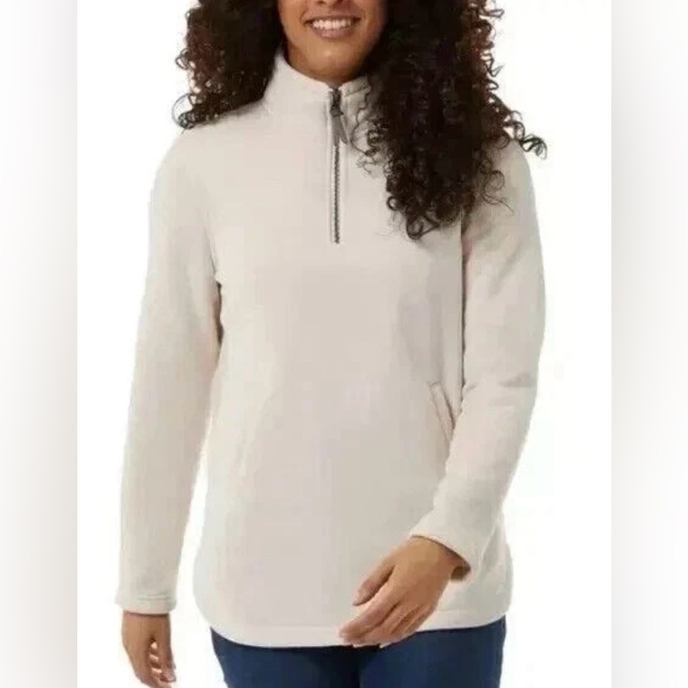 32 Degrees Cream Quarter-Zip Pullover